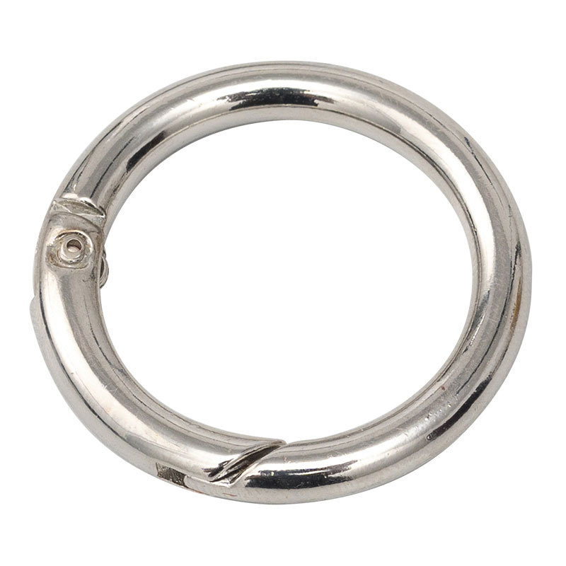 Stainless Steel Split Round Key Ring For Outdoor Bag Accessories