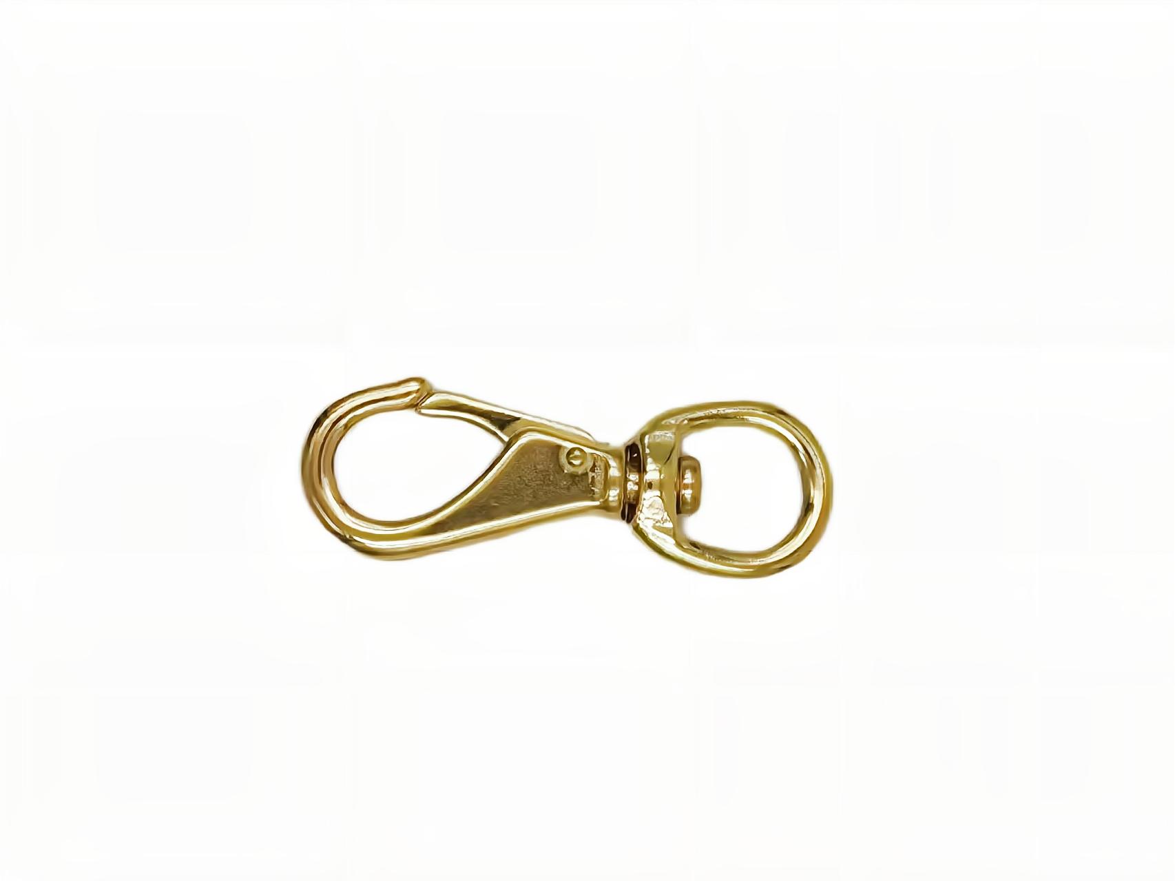 Brass Snap Hook for Pet Leash and Leathercraft Hardware