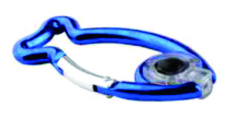 Aluminum Basic Wire Gate D Carabiner Keychain
