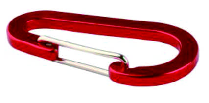 Aluminum Fish Shaped Carabiner Keychain