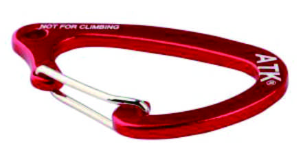Aluminum Black Mini D Carabiner Keychain