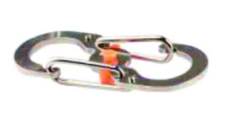 Aluminum Mini D Shape Carabiner Key Clip