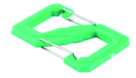 Aluminum S shpe Double Loop Small Carabiner Keychain