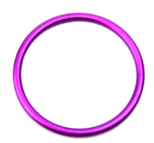 Aluminum Smooth Round Spring O Ring