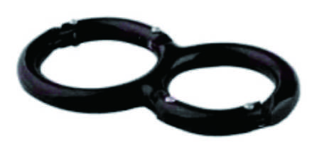 Aluminum Figure 8 Double Ring Carabiner