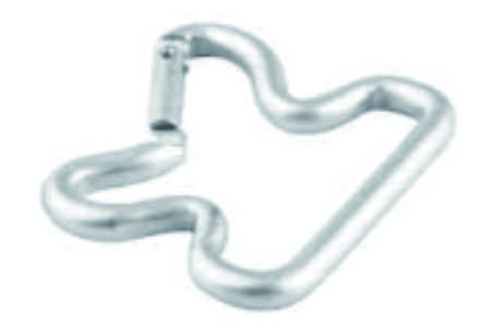 Alphabet Letter Shape Mini Carabiner
