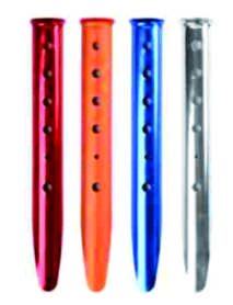 Aluminum Alloy Colorful Multi Holes Cone Tent Pegs