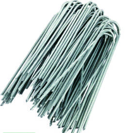Aluminum Alloy Silver U-Shaped Tent Pegs