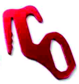 Aluminum Alloy J Shape Hook Tent Wind Rope Buckle