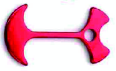 Aluminum Alloy Axe Shape Tent Wind Rope Buckle