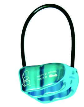 Blue Aluminum Wire Gate Rope Descender