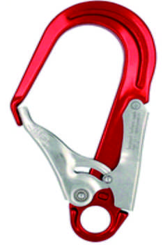 Red Stainless Steel Bent Gate Climbing Carabiner