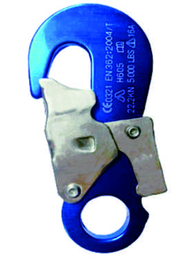Blue Aluminum Stainless Steel Wire Gate Heavy Duty Carabiner