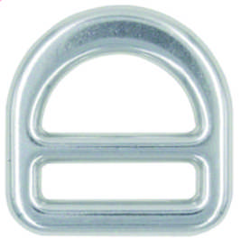Silver Stainless Steel Double Bar D Adjustment Buckle