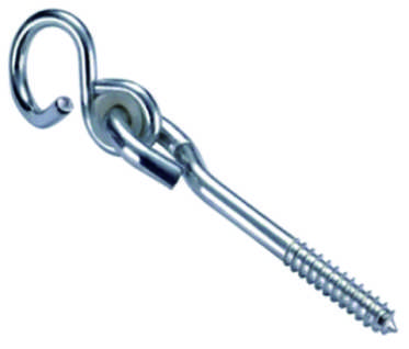 Stainless Steel Lag Screw Swivel Snap Hook