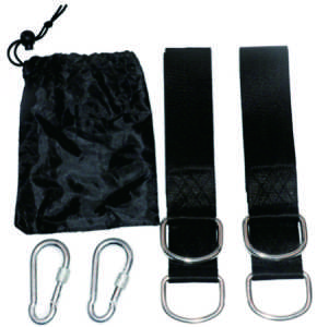 Stainless Steel Swing Wall Mount Hook Kit With Webbing Straps & Carabiners