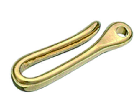 Vintage Brass U-Shaped Lobster Hook for Keys and Fishing