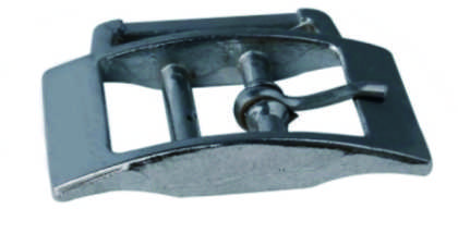 Zinc Alloy Pin Buckle for Belts, Leashes, and Tack