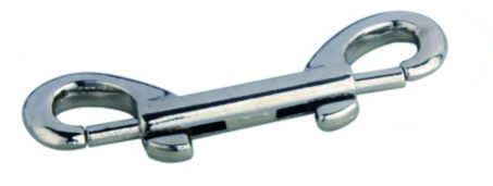 Nickel Zinc Alloy Double Snap Hook for Bags and Leash