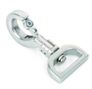 Zinc Alloy P-Snap Hook for Pet Leash and Bag Hardware
