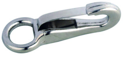 Zinc Alloy Press Snap Hook with Square Tail for Leash and Tack