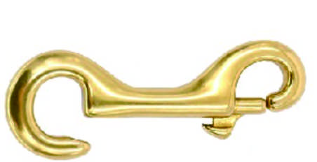 Brass Round Base Snap Hook for Bags and Leash