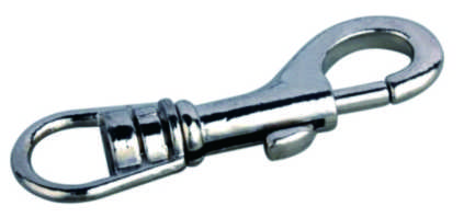Nickel Plated Zinc Alloy Snap Hook for Pet Leash and Bags
