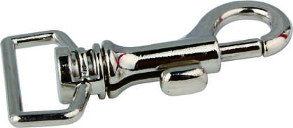Zinc Alloy P-Shape Snap Hook for Bag Straps and Keychains