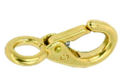 Brass Swivel Hook for Leathercraft and Keychains