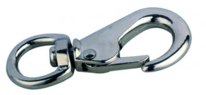 Zinc Alloy Swivel Snap Hook for Keychain and Leash