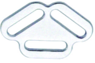 Aluminum 3-Slot Adjustment Buckle for Bags and Pet Harness