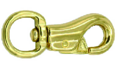 Brass Heavy Duty Snap Hook for Horses and Large Dogs
