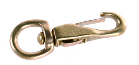 Solid Brass Safety Snap Hook for Bags and Pet Leash