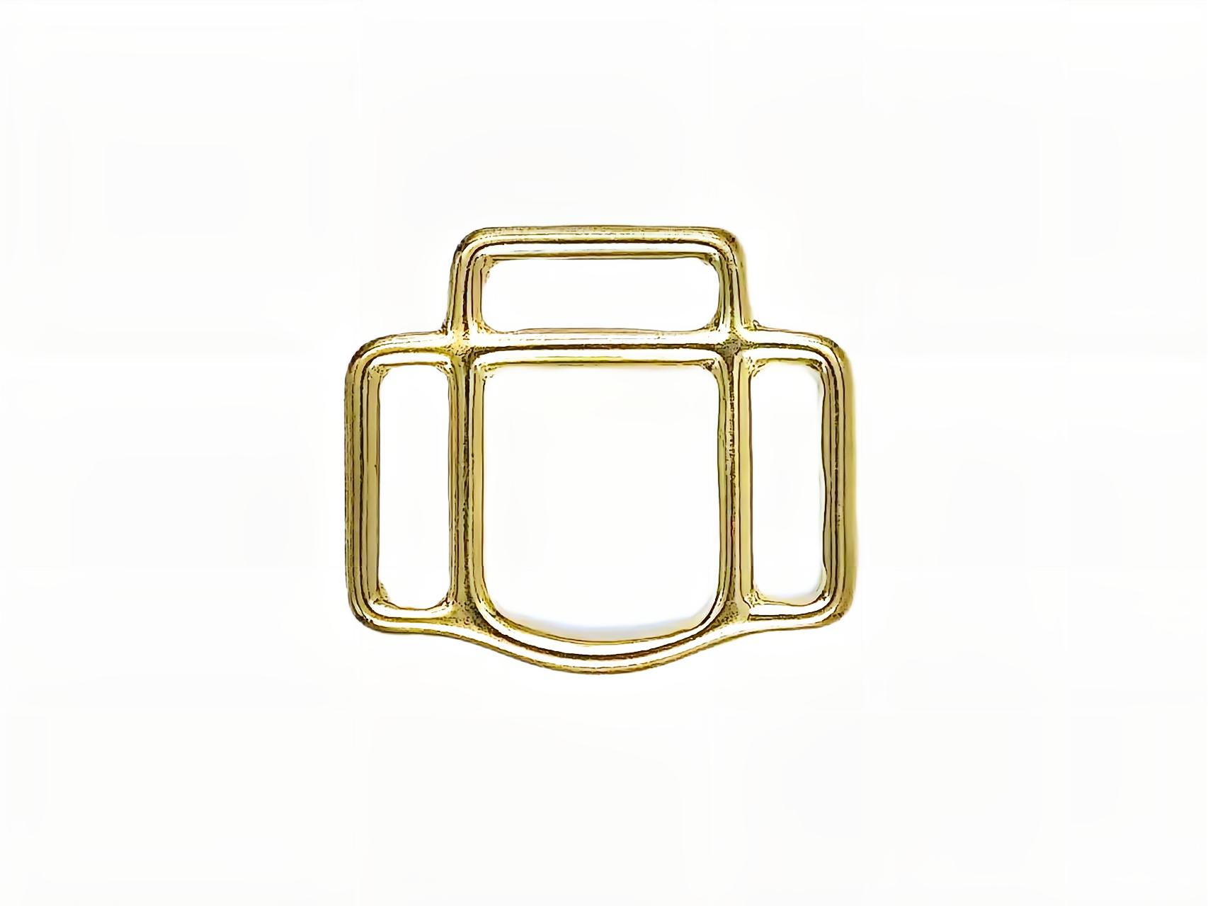 Solid Brass Strap and Swivel Snap Hook for Leathercraft