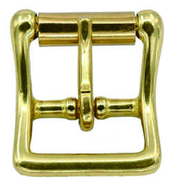 Brass Day Buckle with Pin for Leathercraft and Bags
