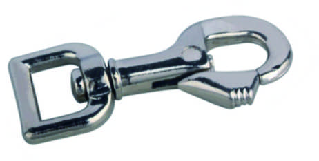 Zinc Alloy P-Shape Swivel Snap Hook for Leash & Bag