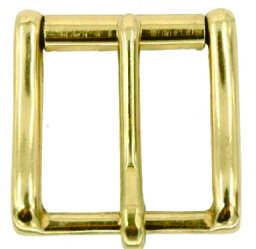 Brass Roller Pin Buckle for Belts and Bag Straps