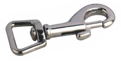 Alloy P-Snap Hook with Square Tail for Outdoor Gear