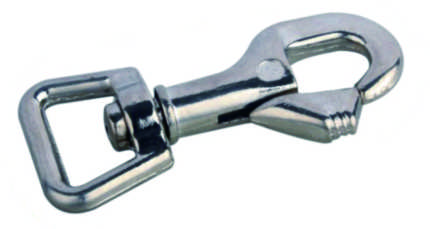 Zinc Alloy P-Shape Snap Hook with Round & Square Tail