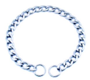 304 Stainless Steel Anti-Pull P-Collar for Large Dogs