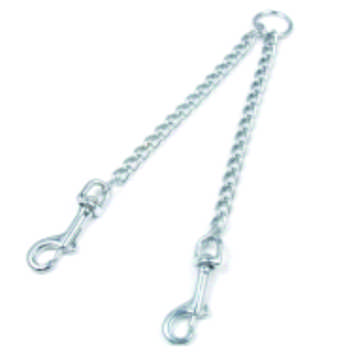 Double-End Dog Leash with Dual Snap Hooks for Walking