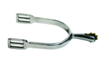 Chrome Plated Zinc Alloy English Spur for Men Equestrian