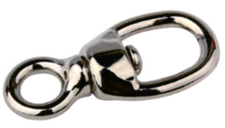 Zinc Alloy Figure-8 Swivel Ring for Lifting Pulley Hardware