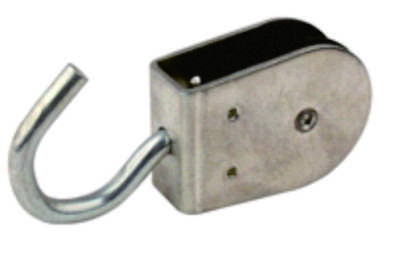 Zinc Alloy Metal Pulley with Hook