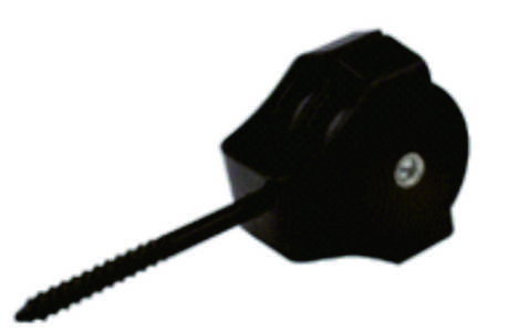 Black Pulley with Nylon Wheel for Clothesline
