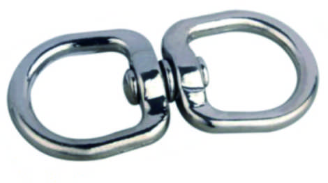 Nickel Plated Zinc Alloy Swivel Ring for Keychain and Bags