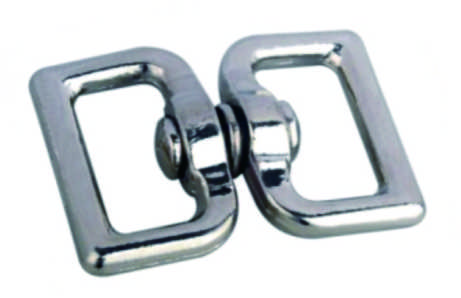 Zinc Alloy Figure-8 Swivel Ring for Keychain, Leash and Accessories