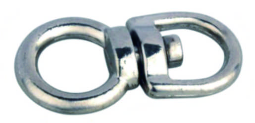Zinc Alloy Figure-8 Swivel Ring for Keychain, Dog Leash and Bag Hardware