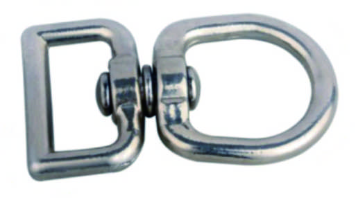 Zinc Alloy Figure-8 Swivel Ring for Pet Collar and Leash