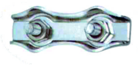 304 Stainless Steel Double Clamp Wire Rope Lock